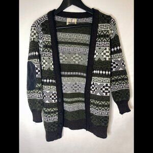 Furst of a Kind Elbow Patch Cardigan (Small)